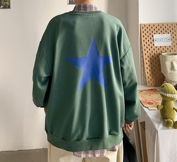 men's hoodies & sweatshirts men star print casual hoodie spring 2021 winter pullover mens korean fashions streetwear male hip hop 5xl, Black
men's hoodies & sweatshirts men star print casual hoodie spring 2021 winter pullover mens korean fashions streetwear male hip hop 5xl, Black