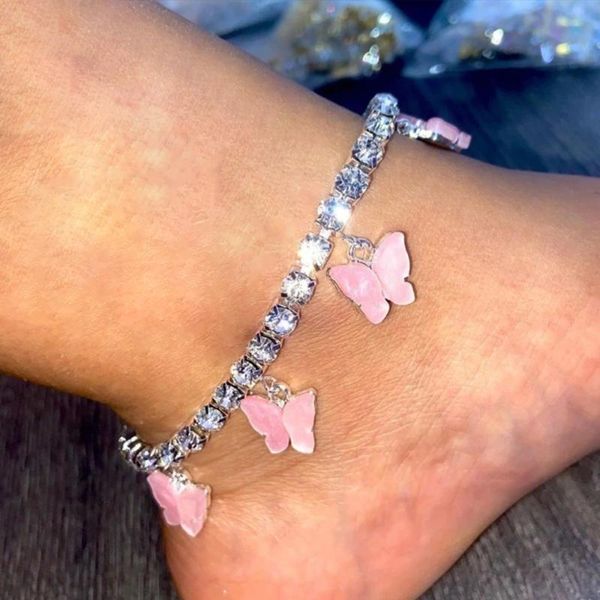 anklets stonefans fashion rhinestone tennis chain butterfly for women beach resin pendant anklet bracelet leg jewelry, Red;blue
anklets stonefans fashion rhinestone tennis chain butterfly for women beach resin pendant anklet bracelet leg jewelry, Red;blue