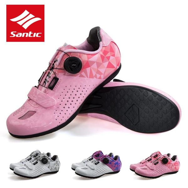 santic women cycling shoes road bike unlocked breathable sneaker mtb rubber outsole bicycle sport sapatilha ciclismo footwear, Black
santic women cycling shoes road bike unlocked breathable sneaker mtb rubber outsole bicycle sport sapatilha ciclismo footwear, Black