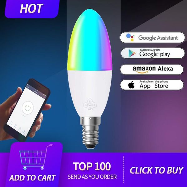 bulbs rgb led bulb lamp with alexa google home remote control light decor smart e14 e27 e26 b22 accessories
bulbs rgb led bulb lamp with alexa google home remote control light decor smart e14 e27 e26 b22 accessories