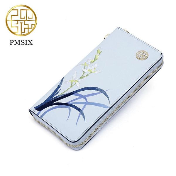 wallets pmsix 2021 embroidery women wallet retro female purse split zipper long design clutch femininas brand card holder gift, Red;black
wallets pmsix 2021 embroidery women wallet retro female purse split zipper long design clutch femininas brand card holder gift, Red;black