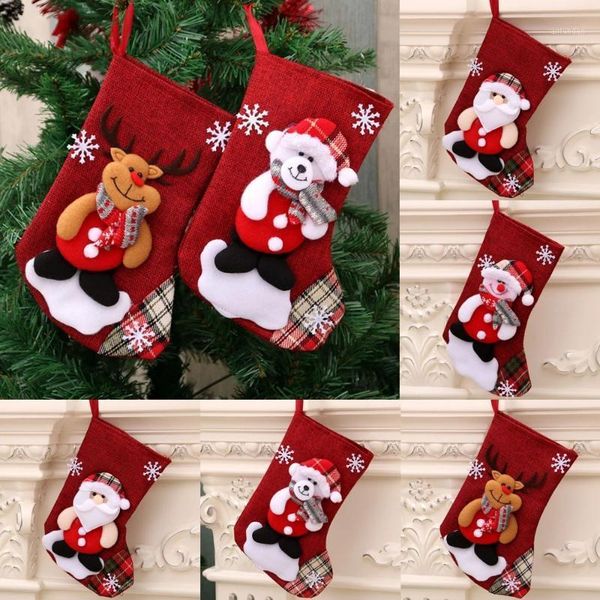 christmas decorations stockings socks with snowman santa elk bear printing xmas candy gift bag fireplace tree decoration
christmas decorations stockings socks with snowman santa elk bear printing xmas candy gift bag fireplace tree decoration