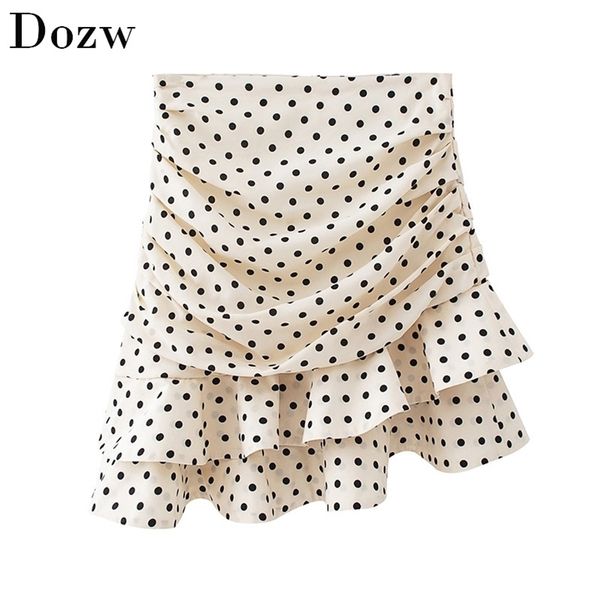 bodycon polka dot skirt women fashion ruffles a line female high waist sheath stylish mini summer jupe femme 210515, Black
bodycon polka dot skirt women fashion ruffles a line female high waist sheath stylish mini summer jupe femme 210515, Black
