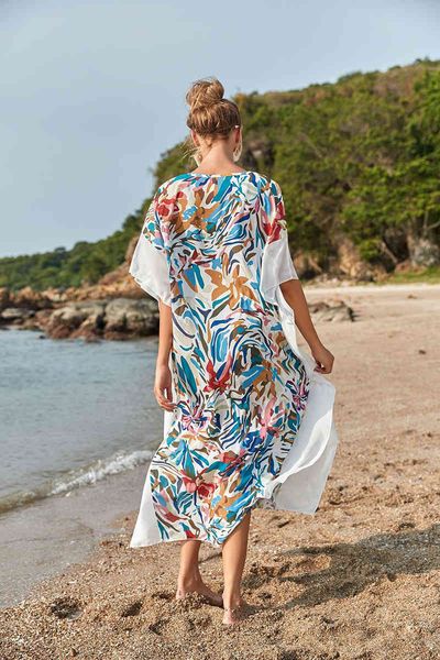 women's swimwear print patchwork bohemian maxi 2021 summer clothes for women oversize pareo v neck slim holiday robe xsld, White;black
women's swimwear print patchwork bohemian maxi 2021 summer clothes for women oversize pareo v neck slim holiday robe xsld, White;black
