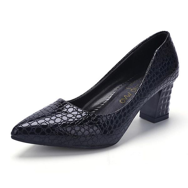 dress shoes serpentine quality leather pointed toe high heel roman summer platform banquet party luxury women zapatos de mujer, Black
dress shoes serpentine quality leather pointed toe high heel roman summer platform banquet party luxury women zapatos de mujer, Black