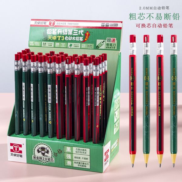 2.0 tianzhuo thick lead no sharpening automatic pencil primary school students can replace the writing
2.0 tianzhuo thick lead no sharpening automatic pencil primary school students can replace the writing