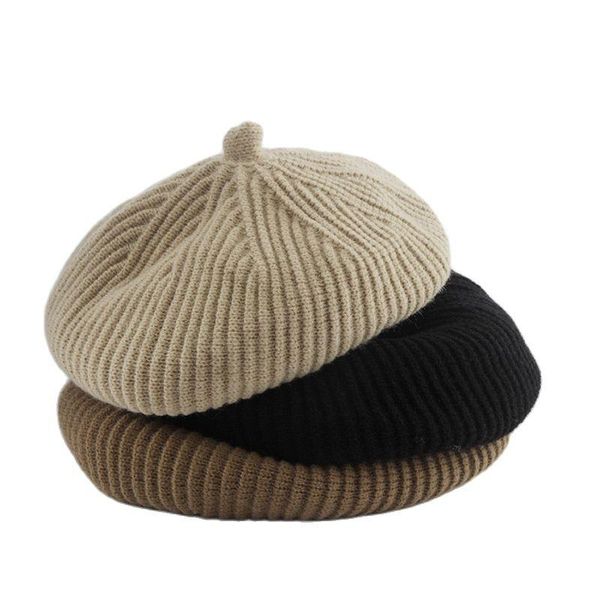 berets winter women solid striped pleated beret hat thick warm adjustable woolen knitted girls ins french artist pumpkin caps, Blue;gray
berets winter women solid striped pleated beret hat thick warm adjustable woolen knitted girls ins french artist pumpkin caps, Blue;gray