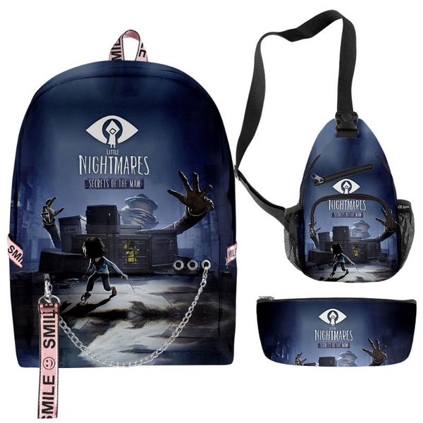 backpack little nightmares 2 3d creative cool and simple three-piece suit men women casual chest bag pencil case
backpack little nightmares 2 3d creative cool and simple three-piece suit men women casual chest bag pencil case