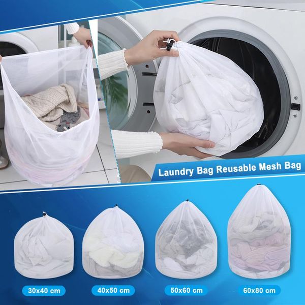 laundry bags nylon mesh washing underwear bra bag basket household clean organizer drawstring beam port cleaning
laundry bags nylon mesh washing underwear bra bag basket household clean organizer drawstring beam port cleaning