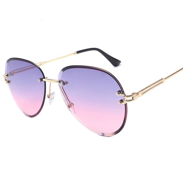 sunglasses fashion blue rimless women 2021 uv400 luxury aviation ladies glasses shades zonnebril dames, White;black
sunglasses fashion blue rimless women 2021 uv400 luxury aviation ladies glasses shades zonnebril dames, White;black
