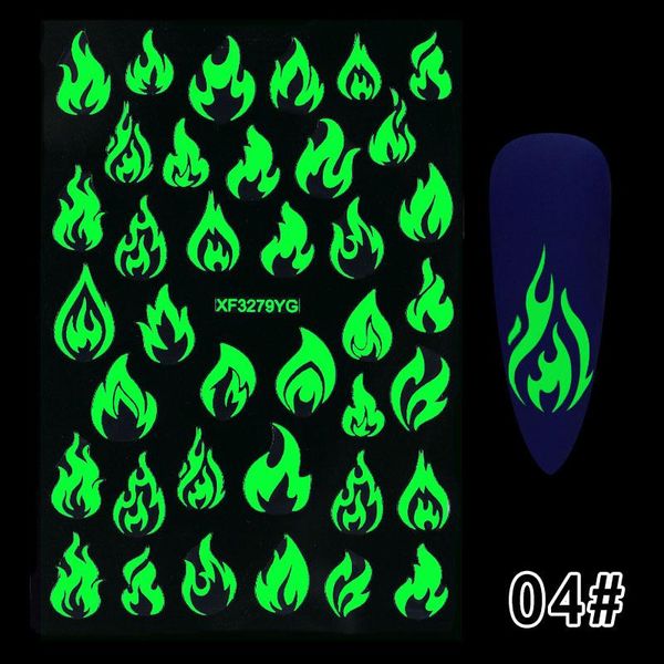 stickers & decals halloween party luminous adhesive nail vinyls glitter laser flames art foil transfer sticker decal, Black
stickers & decals halloween party luminous adhesive nail vinyls glitter laser flames art foil transfer sticker decal, Black