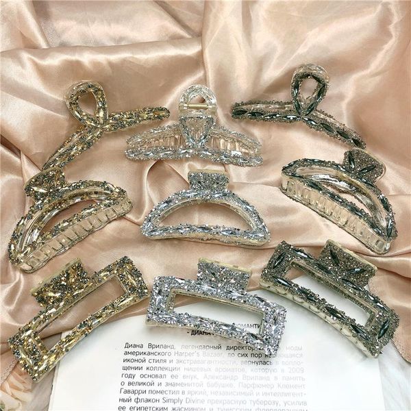 women girls geometric acrylic hair claw clip clamps crab diverse shape hairpin large size accessories gifts clips & barrettes, Golden;silver
women girls geometric acrylic hair claw clip clamps crab diverse shape hairpin large size accessories gifts clips & barrettes, Golden;silver