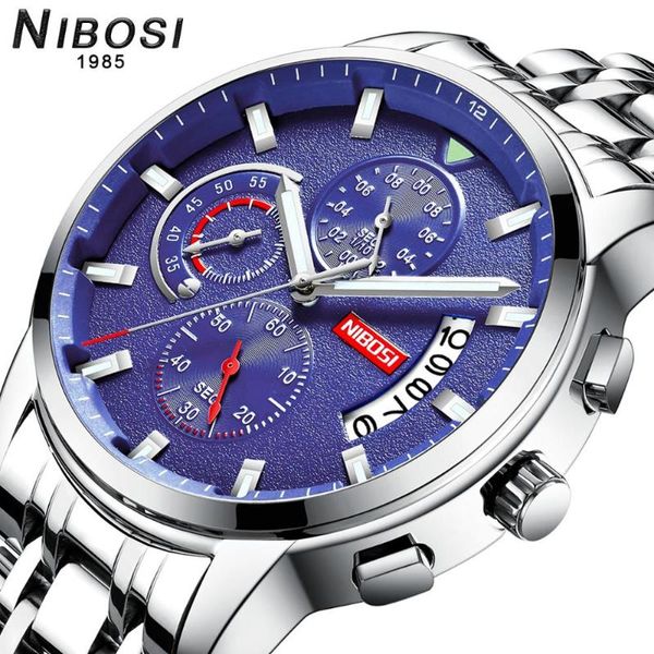 wristwatches nibosi 2021 men quartz watch luruxy brand blue causal business watches mens sport waterproof clock fashion gift for male, Slivery;brown
wristwatches nibosi 2021 men quartz watch luruxy brand blue causal business watches mens sport waterproof clock fashion gift for male, Slivery;brown