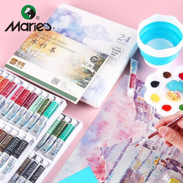 gift sets marley senior professional watercolor 12/18/24 color liquid 9ml tube painting art supplies tools set
gift sets marley senior professional watercolor 12/18/24 color liquid 9ml tube painting art supplies tools set