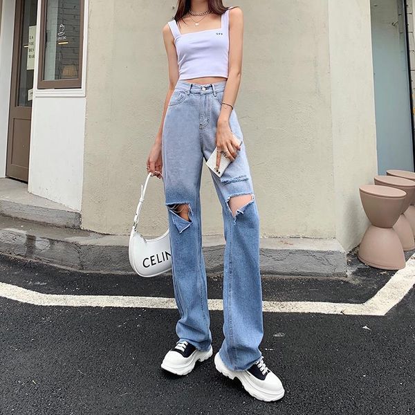 women's jeans woman joggers summer suit for women e-girl wholesale items 2021 pants high waisted denim girls, Blue
women's jeans woman joggers summer suit for women e-girl wholesale items 2021 pants high waisted denim girls, Blue