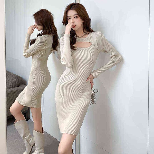 woman casual dresses kehan keyu slim bottomed autumn winter long sleeve knitted dresses wisp empty thin girl skirt, Black;gray
woman casual dresses kehan keyu slim bottomed autumn winter long sleeve knitted dresses wisp empty thin girl skirt, Black;gray