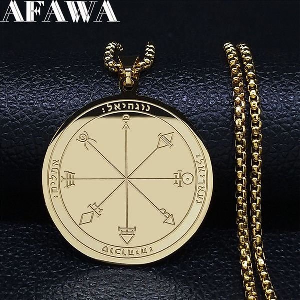 necklaces pendants talisman of protection good luck wealth seal solomon stainless steel & women/men jewelry joyas n4239s02, Silver
necklaces pendants talisman of protection good luck wealth seal solomon stainless steel & women/men jewelry joyas n4239s02, Silver