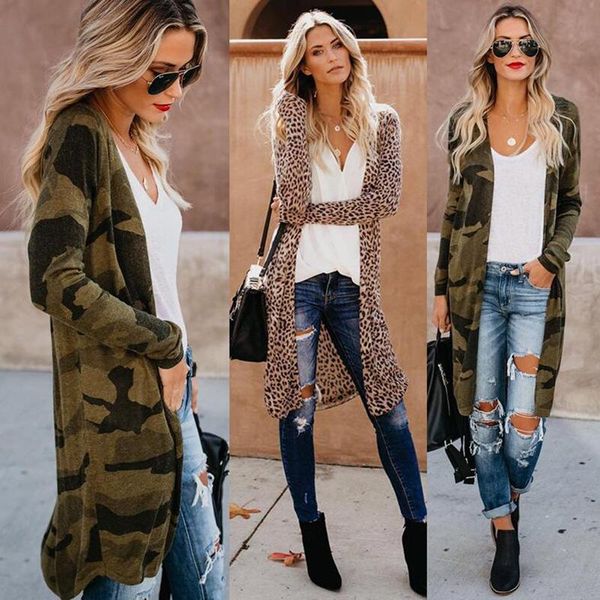 women's trench coats 2021 fashion camouflage cardigan long windbreaker coat, Tan;black
women's trench coats 2021 fashion camouflage cardigan long windbreaker coat, Tan;black