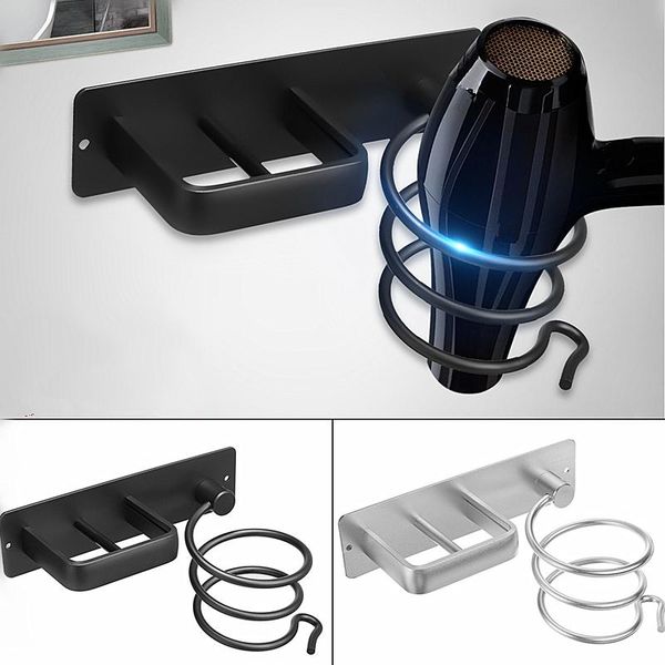 wall mounted hair dryer holder spiral stand aluminum bathroom storage hairdryer hanger shelves
wall mounted hair dryer holder spiral stand aluminum bathroom storage hairdryer hanger shelves