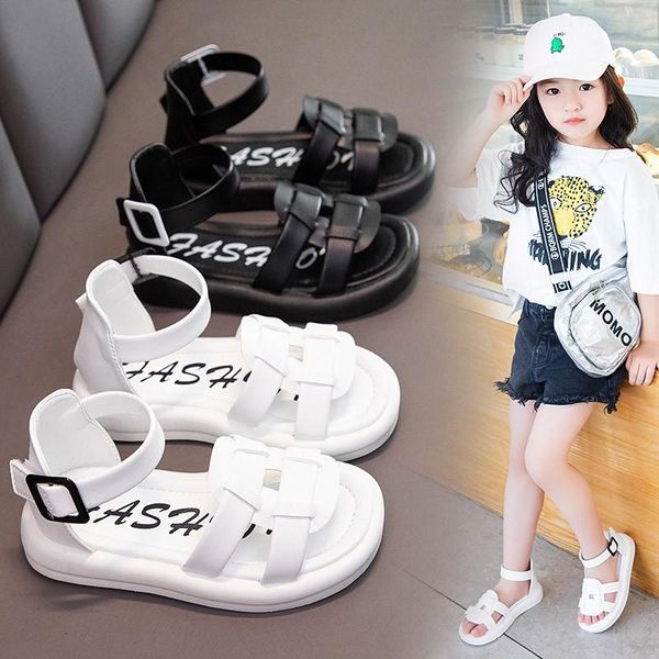 fashion girls roman gladiator sandals, Black;red
fashion girls roman gladiator sandals, Black;red