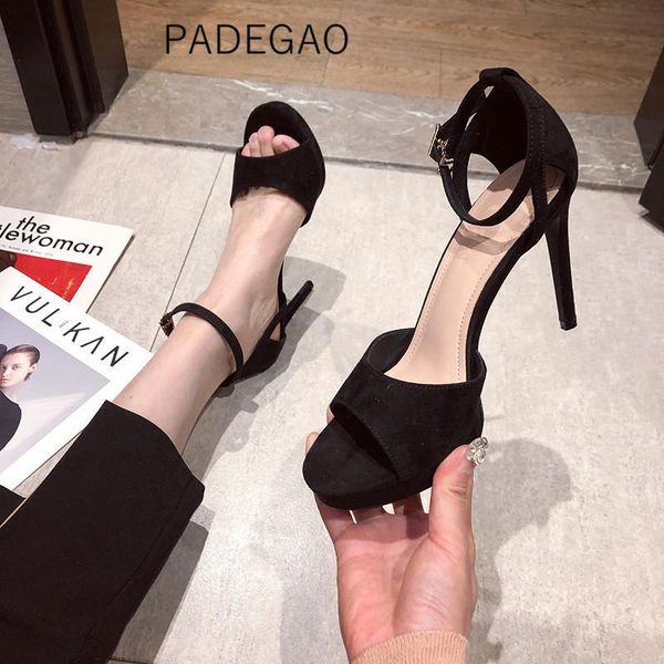 elegant fashion women buckle sandals super high heels open toe shoes casual ol, Black
elegant fashion women buckle sandals super high heels open toe shoes casual ol, Black