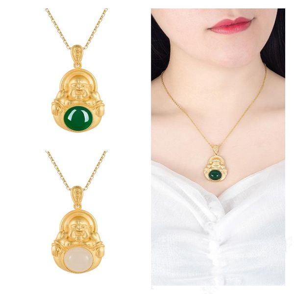 pendant necklaces classic crystal buddha gold 3d necklace lady choker accessories quality silver plated chain female neck bijou
pendant necklaces classic crystal buddha gold 3d necklace lady choker accessories quality silver plated chain female neck bijou