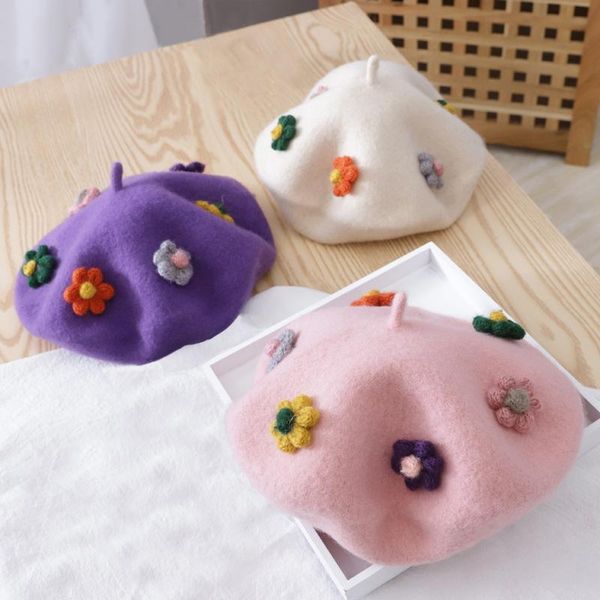 beanies women's hat mother-daughter beret child solid color lovely wool spring autumn cap
beanies women's hat mother-daughter beret child solid color lovely wool spring autumn cap