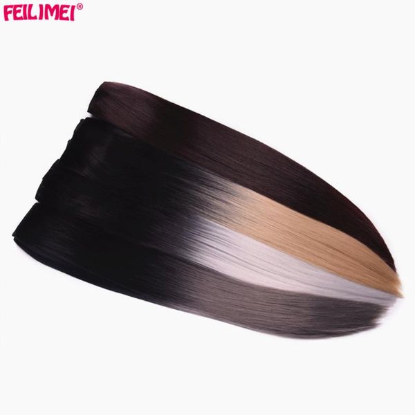 synthetic wigs feilimei 24" 60cm 5 clips straight ombre false hairpiece clip in one piece hair for women girls, Black
synthetic wigs feilimei 24" 60cm 5 clips straight ombre false hairpiece clip in one piece hair for women girls, Black