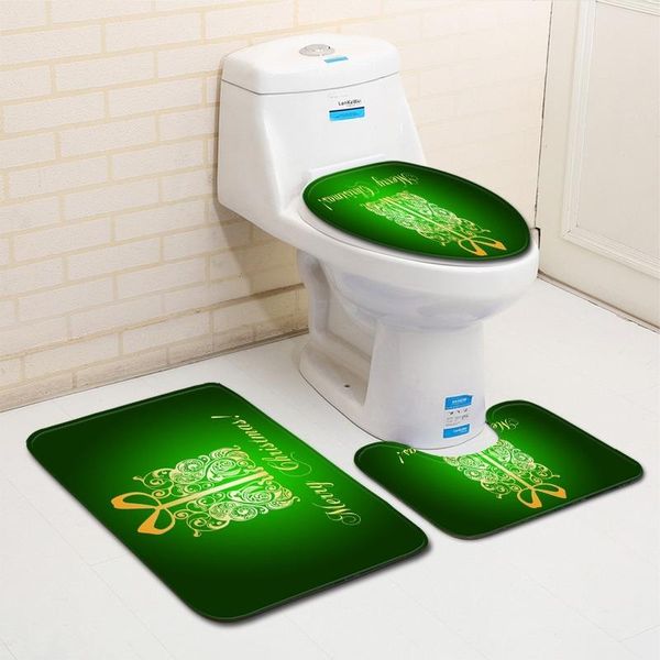 bath mats christmas tree pattern toilet three-piece set seat mat lid cover bathroom products carpet
bath mats christmas tree pattern toilet three-piece set seat mat lid cover bathroom products carpet