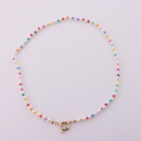 chokers fashion women necklace colorful rice bead geometric round pearl lady clavicle chain trend female jewelry, Golden;silver
chokers fashion women necklace colorful rice bead geometric round pearl lady clavicle chain trend female jewelry, Golden;silver