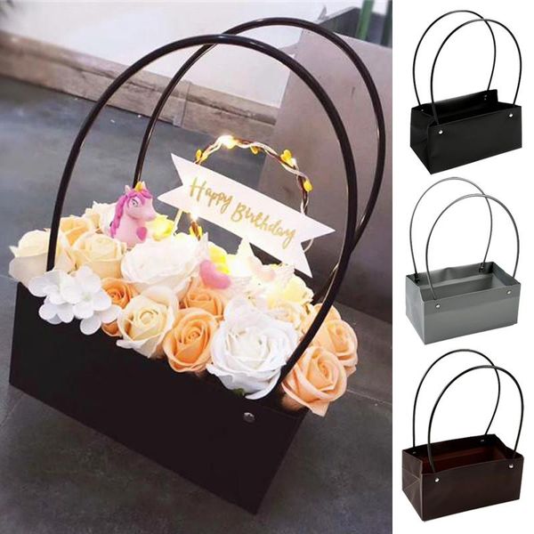 portable flower packing box basket paper carton waterproof florist fresh carrier bag storage gift boxes wrap
portable flower packing box basket paper carton waterproof florist fresh carrier bag storage gift boxes wrap