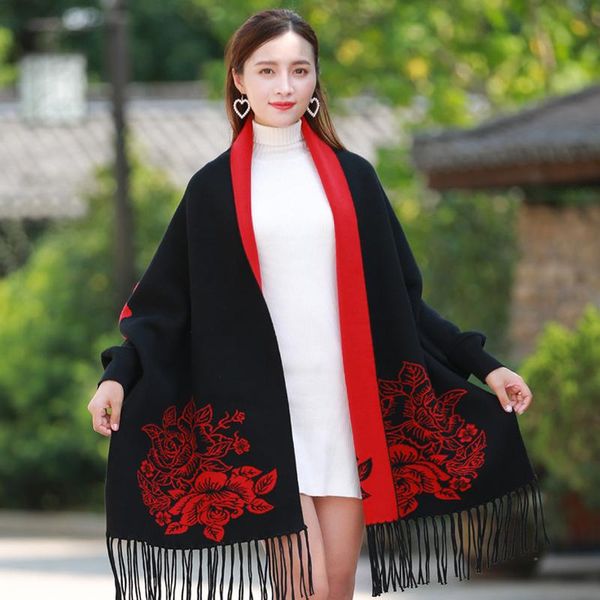 scarves cashmere coat cloak thickening double sided air dual-purpose shawl winter scarf blanket shaw elegant women evening shawls, Blue;gray
scarves cashmere coat cloak thickening double sided air dual-purpose shawl winter scarf blanket shaw elegant women evening shawls, Blue;gray