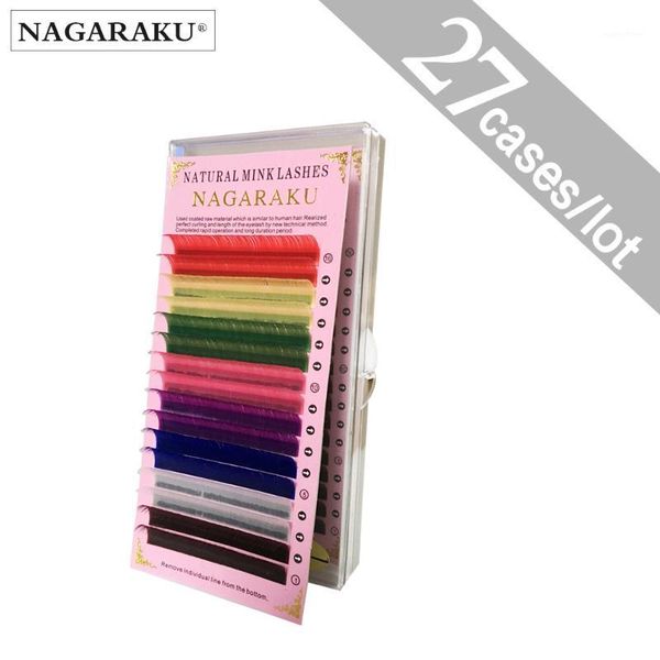 8 colors rainbow colored 27 boxes eyelash extension faux mink color eyelashes colorful cilia extension1
8 colors rainbow colored 27 boxes eyelash extension faux mink color eyelashes colorful cilia extension1