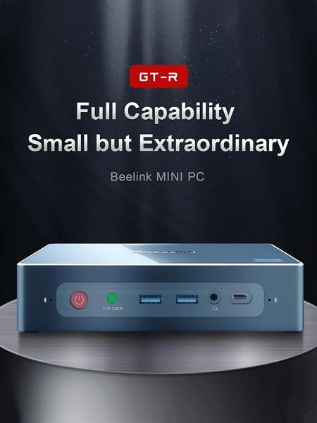 mini pcs beelink gt-r pc 3550h cpu 0+0g/8+256g/16+512g radeon vega 8 graphics processor bluetooth 4.2 smart home office