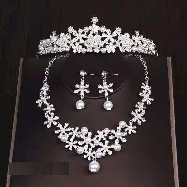 chains bridal headdress veil wedding hair accessories jewelry crown necklace three pieces set luxury 2021, Silver
chains bridal headdress veil wedding hair accessories jewelry crown necklace three pieces set luxury 2021, Silver