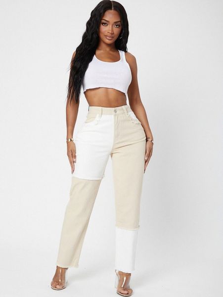 sxy raw hem spliced jeans z0jb#, Blue
sxy raw hem spliced jeans z0jb#, Blue