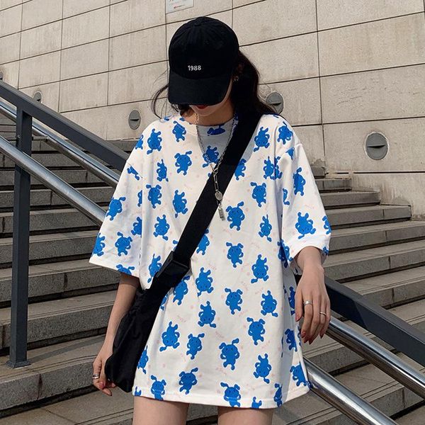 women's t-shirt white cartoon print harajuku oversize short-sleeved 2021 summer cotton kawaii vintage boyfriend streetwear girls
women's t-shirt white cartoon print harajuku oversize short-sleeved 2021 summer cotton kawaii vintage boyfriend streetwear girls