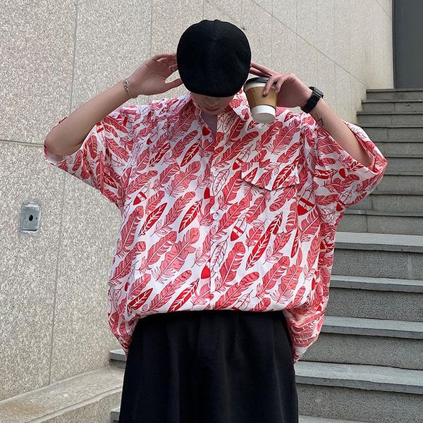 men's casual shirts summer flower shirt fashion printed men streetwear korean loose short-sleeved mens hawaiian -2xl, White;black
men's casual shirts summer flower shirt fashion printed men streetwear korean loose short-sleeved mens hawaiian -2xl, White;black