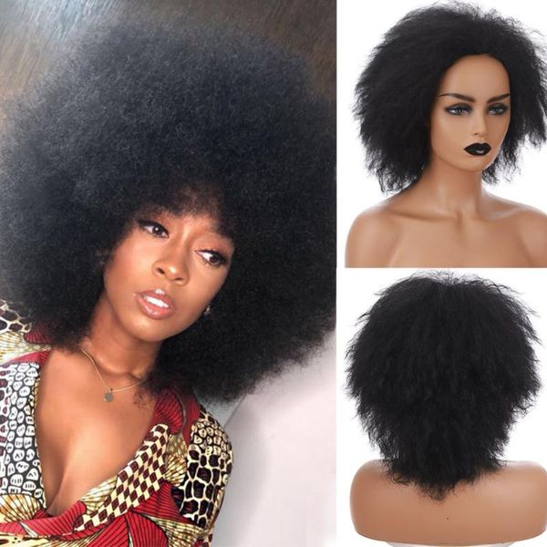 synthetic wigs houyan black curly hair wig fluffy heat-resistant african red
synthetic wigs houyan black curly hair wig fluffy heat-resistant african red