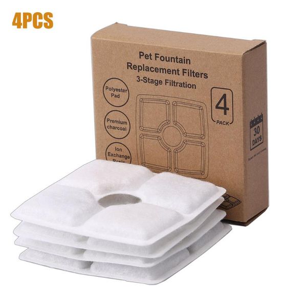 dog bowls & feeders 4pcs replacement activated carbon filter for cat water drinking fountain replaced filters flower pet dispenser
dog bowls & feeders 4pcs replacement activated carbon filter for cat water drinking fountain replaced filters flower pet dispenser