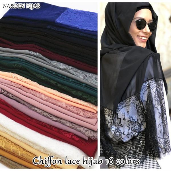 scarves bubble chiffon two side lace hijab scarf plain maxi and shawls luxury women muslim solid scarfs islamic headbands, Blue;gray
scarves bubble chiffon two side lace hijab scarf plain maxi and shawls luxury women muslim solid scarfs islamic headbands, Blue;gray