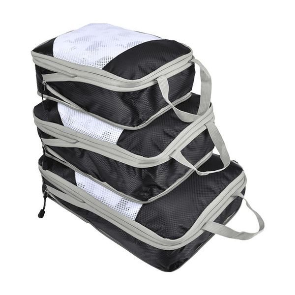 storage bags 3pcs/set clothes holiday waterproof wear resistant travel packing cube with handle for suitcase outdoor portable mesh camping
storage bags 3pcs/set clothes holiday waterproof wear resistant travel packing cube with handle for suitcase outdoor portable mesh camping