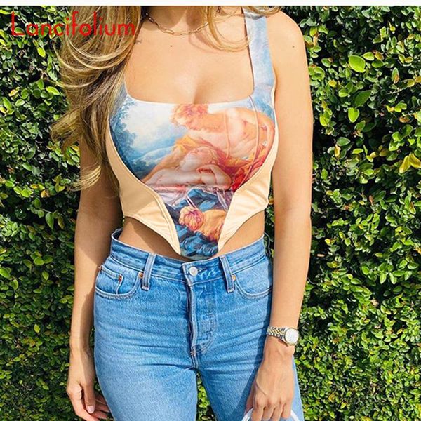 sleeveless croset crop women summer 2021 angel graphic square neck beige cropped y2k aesthetic egirl cute tank women's tanks & cami, White
sleeveless croset crop women summer 2021 angel graphic square neck beige cropped y2k aesthetic egirl cute tank women's tanks & cami, White