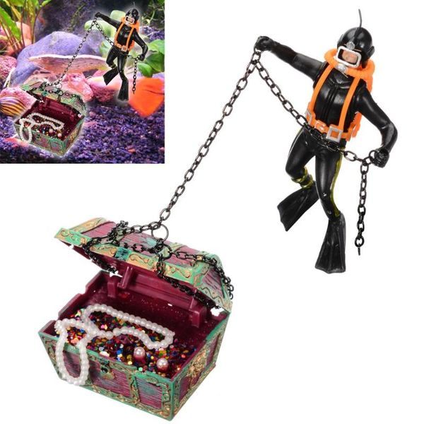 decorations fish tank diver treasure chest decor air action figure for aquarium landscape ornament
decorations fish tank diver treasure chest decor air action figure for aquarium landscape ornament