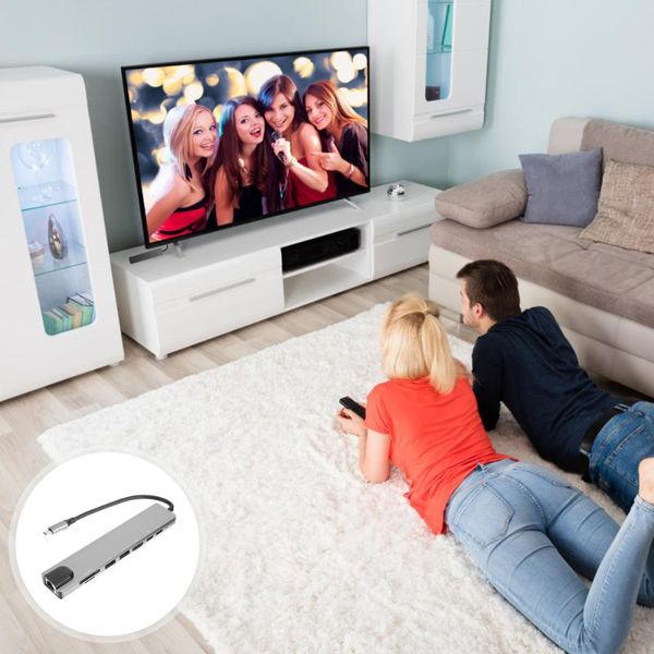 hubs 8 in 1 high speeds usb hub 3.0 adapter pc lapaccessories multi splitter
hubs 8 in 1 high speeds usb hub 3.0 adapter pc lapaccessories multi splitter