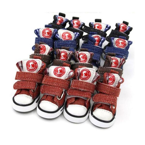 dog apparel 4pcs/set pet anti-slip shoes sneakers breathable booties puppy denim for small large dogs chihuahua teddy
dog apparel 4pcs/set pet anti-slip shoes sneakers breathable booties puppy denim for small large dogs chihuahua teddy
