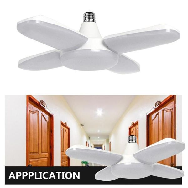 bulbs e27 60w 80w 2835 led garage lamp 110v-265v folding four-leaf deformation lighting 6000lm for home warehouse workshop
bulbs e27 60w 80w 2835 led garage lamp 110v-265v folding four-leaf deformation lighting 6000lm for home warehouse workshop