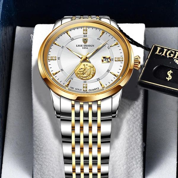 wristwatches lige 2021 fashion mens watches calendar stainl steel 30m waterproof quartz wrist watch men rgio masculino, Slivery;brown
wristwatches lige 2021 fashion mens watches calendar stainl steel 30m waterproof quartz wrist watch men rgio masculino, Slivery;brown