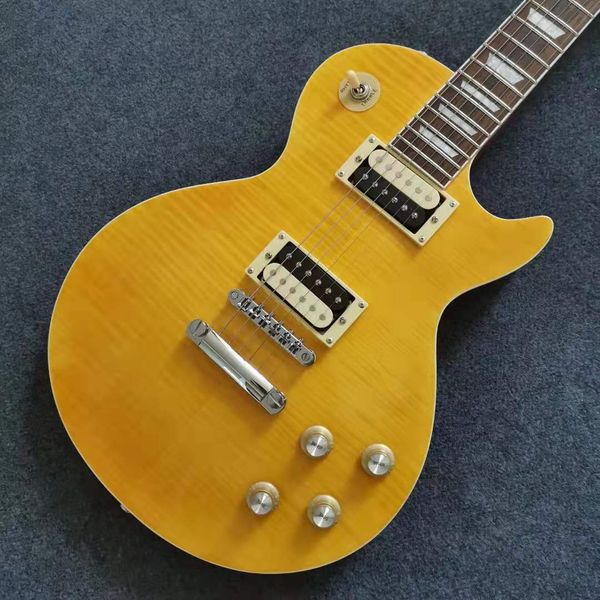 standard electric guitar tiger maple zebra pickup 
standard electric guitar tiger maple zebra pickup