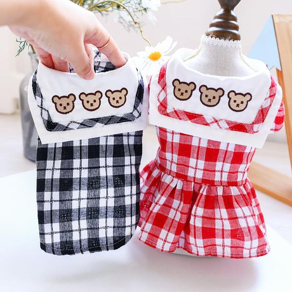 pet clothes for small dog cat spring and summer two leg shirt three bears student skirt dress teddy bear clothing apparel
pet clothes for small dog cat spring and summer two leg shirt three bears student skirt dress teddy bear clothing apparel